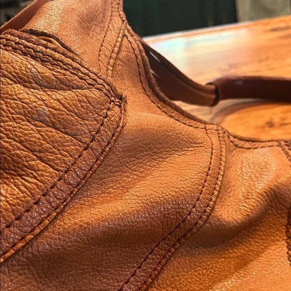 Lucky Brand Tan Leather Hobo Bag - Picture 3 of 16